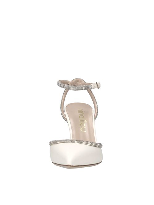 Décolleté slingback in pelle e microstrass NINALILOU | 341206M9 NAPPAAVORIO